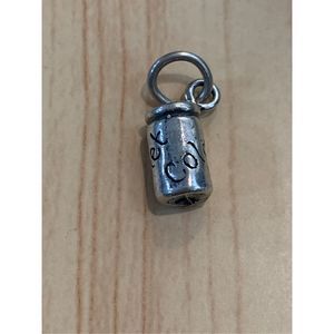Diet Cola Sterling Silver Jewelry Charm